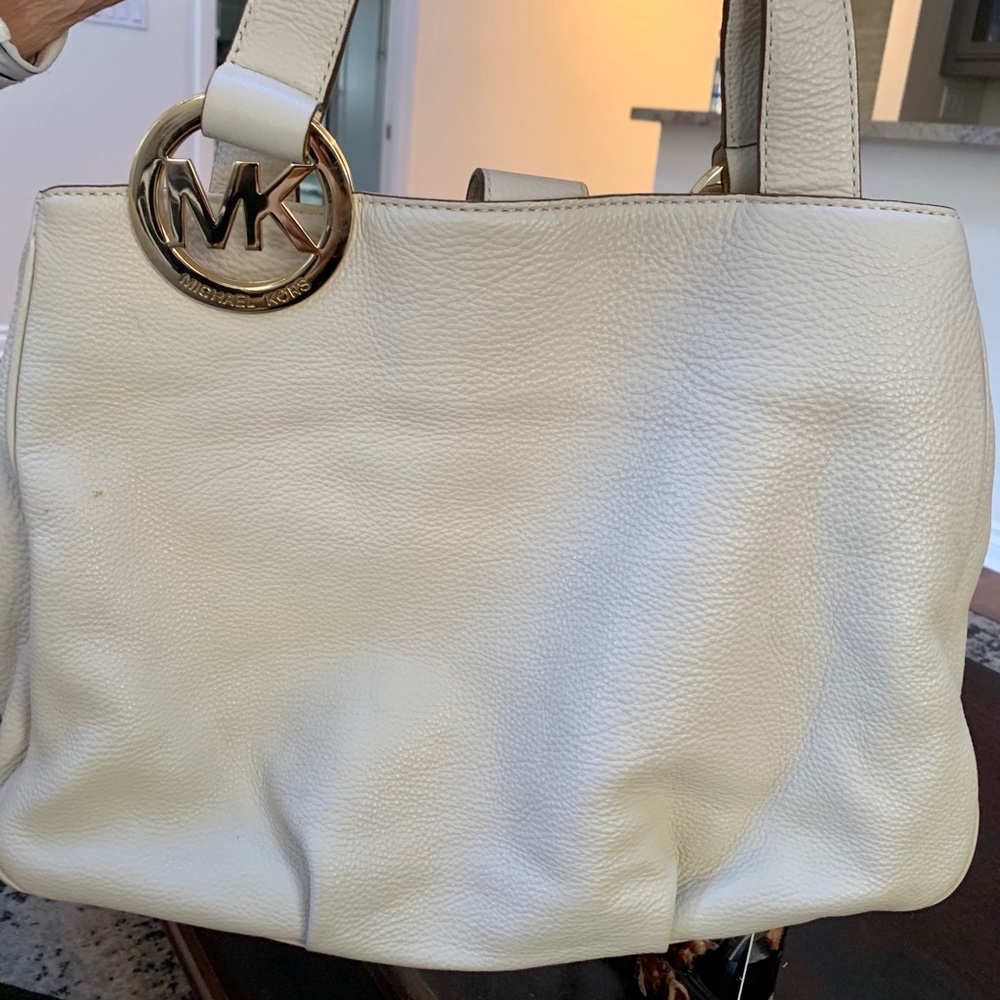 Michael Kors Large East West Fulton Bag Vanilla